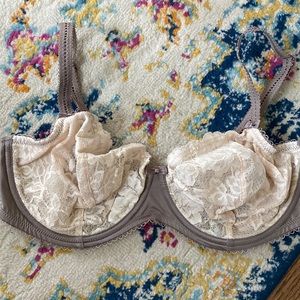 Unlined Lace Demi Bra
